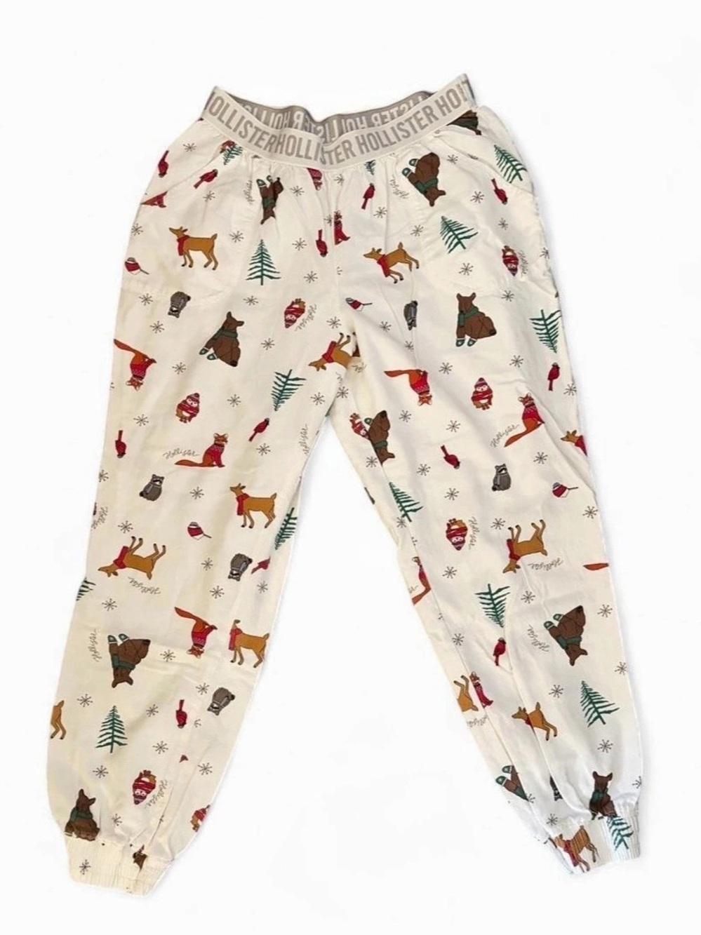 Hollister Women’s Sz. M Winter Wonderland Jogger Pajama Pants